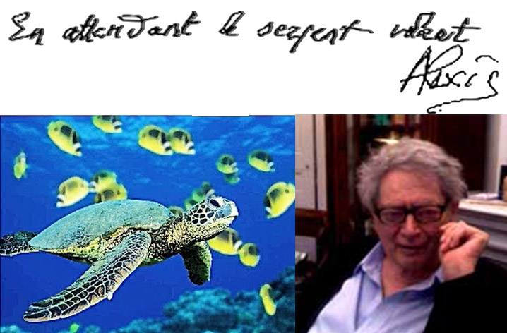 Secondo Alexis Philonenko jio sono una TARTARUGA ASCENSIONALE destinata presto o tardi a diventare un SERPENTE VOLANTE!